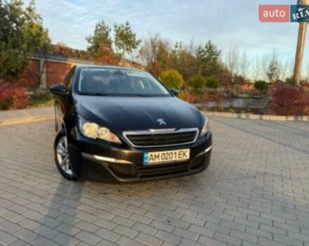 Черный Пежо 308, объемом двигателя 1.56 л и пробегом 286 тыс. км за 8000 $, фото 1 на Automoto.ua