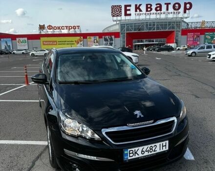 Черный Пежо 308, объемом двигателя 1.56 л и пробегом 298 тыс. км за 8800 $, фото 1 на Automoto.ua