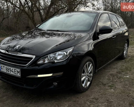 Чорний Пежо 308, об'ємом двигуна 2 л та пробігом 257 тис. км за 11199 $, фото 1 на Automoto.ua