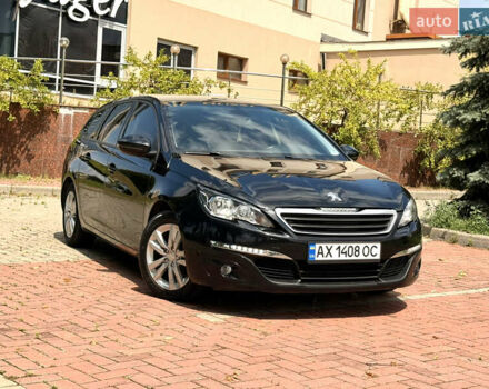 Чорний Пежо 308, об'ємом двигуна 1.56 л та пробігом 212 тис. км за 7400 $, фото 1 на Automoto.ua