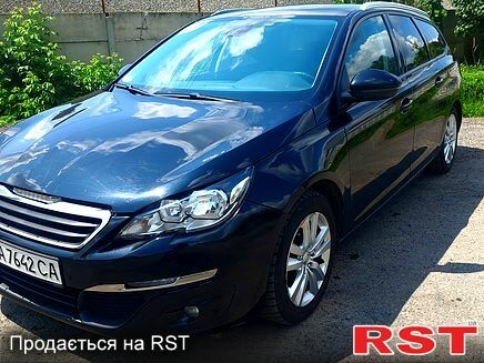 Черный Пежо 308, объемом двигателя 1.6 л и пробегом 301 тыс. км за 8800 $, фото 1 на Automoto.ua
