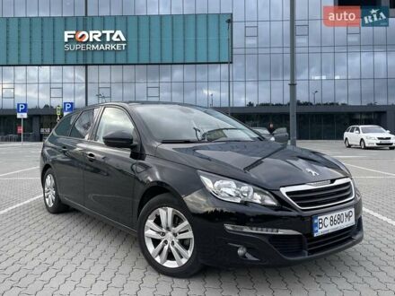 Чорний Пежо 308, об'ємом двигуна 1.56 л та пробігом 236 тис. км за 9900 $, фото 1 на Automoto.ua