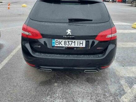 Черный Пежо 308, объемом двигателя 1.2 л и пробегом 95 тыс. км за 11000 $, фото 1 на Automoto.ua