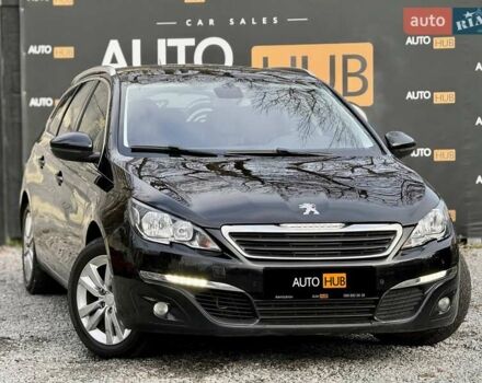 Чорний Пежо 308, об'ємом двигуна 2 л та пробігом 196 тис. км за 11800 $, фото 1 на Automoto.ua