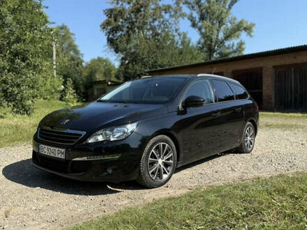 Черный Пежо 308, объемом двигателя 1.56 л и пробегом 191 тыс. км за 9150 $, фото 1 на Automoto.ua