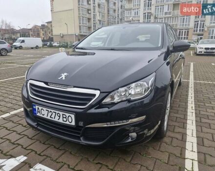 Чорний Пежо 308, об'ємом двигуна 1.56 л та пробігом 182 тис. км за 9200 $, фото 1 на Automoto.ua