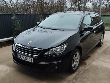 Чорний Пежо 308, об'ємом двигуна 1.56 л та пробігом 226 тис. км за 10500 $, фото 1 на Automoto.ua