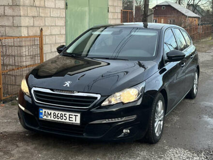 Пежо 308 2015 у Бердичеве на Automoto.ua Чорний Пежо 308, об'ємом двигуна 1.56 л та пробігом 243 тис. км за 9500 $, фото 1 на Automoto.ua