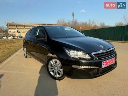 Черный Пежо 308, объемом двигателя 1.56 л и пробегом 288 тыс. км за 8999 $, фото 1 на Automoto.ua