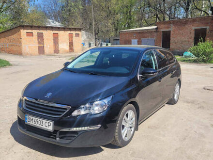 Чорний Пежо 308, об'ємом двигуна 1.56 л та пробігом 396 тис. км за 8200 $, фото 1 на Automoto.ua