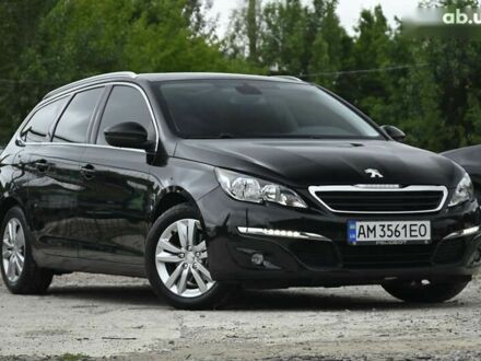 Чорний Пежо 308, об'ємом двигуна 1.6 л та пробігом 244 тис. км за 9800 $, фото 1 на Automoto.ua