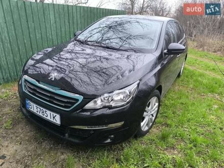 Пежо 308 2015 у Полтаві на Automoto.ua Чорний Пежо 308, об'ємом двигуна 1.2 л та пробігом 163 тис. км за 8500 $, фото 1 на Automoto.ua