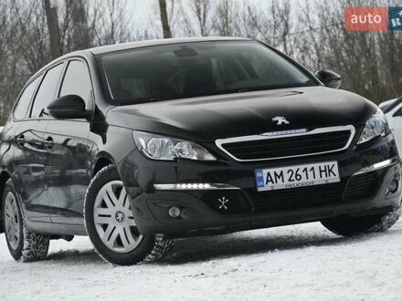 Черный Пежо 308, объемом двигателя 1.6 л и пробегом 200 тыс. км за 7999 $, фото 1 на Automoto.ua
