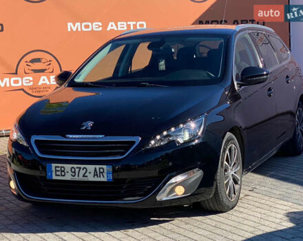 Чорний Пежо 308, об'ємом двигуна 1.56 л та пробігом 223 тис. км за 10700 $, фото 1 на Automoto.ua