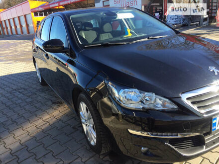 Черный Пежо 308, объемом двигателя 1.62 л и пробегом 240 тыс. км за 10200 $, фото 1 на Automoto.ua