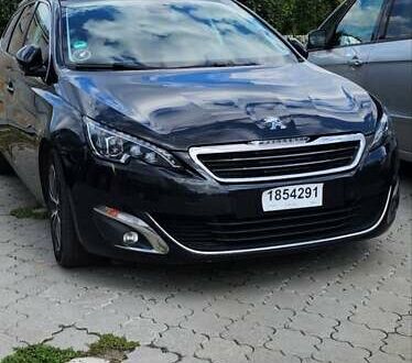 Чорний Пежо 308, об'ємом двигуна 1.6 л та пробігом 274 тис. км за 11500 $, фото 1 на Automoto.ua