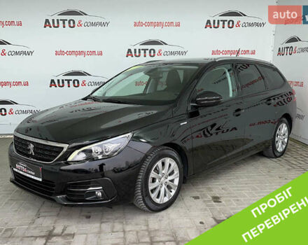 Чорний Пежо 308, об'ємом двигуна 1.5 л та пробігом 179 тис. км за 12950 $, фото 1 на Automoto.ua