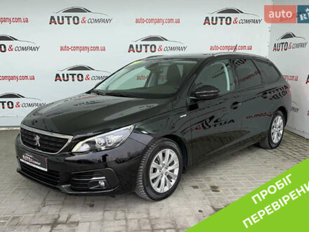 Пежо 308 2019 у Львові на Automoto.ua Чорний Пежо 308, об'ємом двигуна 1.5 л та пробігом 179 тис. км за 12950 $, фото 1 на Automoto.ua