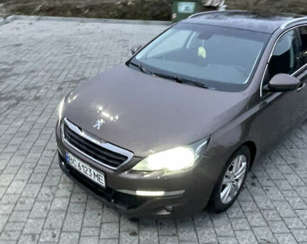 Коричневый Пежо 308, объемом двигателя 1.56 л и пробегом 309 тыс. км за 8000 $, фото 1 на Automoto.ua