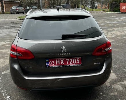 Коричневый Пежо 308, объемом двигателя 2 л и пробегом 140 тыс. км за 11999 $, фото 6 на Automoto.ua