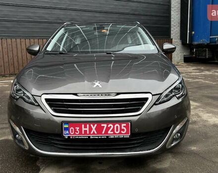 Коричневый Пежо 308, объемом двигателя 2 л и пробегом 140 тыс. км за 11999 $, фото 1 на Automoto.ua