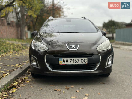 Пежо 308 2012 в Киеве на Automoto.ua Коричневый Пежо 308, объемом двигателя 1.6 л и пробегом 262 тыс. км за 6700 $, фото 1 на Automoto.ua