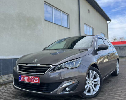 Коричневый Пежо 308, объемом двигателя 2 л и пробегом 240 тыс. км за 11300 $, фото 1 на Automoto.ua