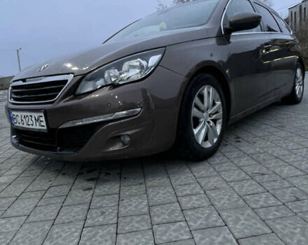 Коричневый Пежо 308, объемом двигателя 1.56 л и пробегом 309 тыс. км за 8000 $, фото 1 на Automoto.ua