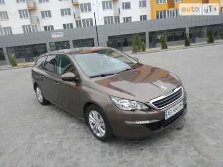 Пежо 308 2015 в Виннице на Automoto.ua Коричневый Пежо 308, объемом двигателя 1.6 л и пробегом 176 тыс. км за 9700 $, фото 1 на Automoto.ua