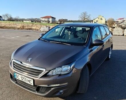Коричневый Пежо 308, объемом двигателя 1.56 л и пробегом 235 тыс. км за 8500 $, фото 1 на Automoto.ua