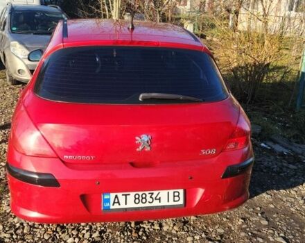 Красный Пежо 308, объемом двигателя 1.6 л и пробегом 200 тыс. км за 4300 $, фото 6 на Automoto.ua