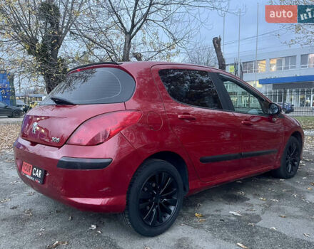 Красный Пежо 308, объемом двигателя 1.6 л и пробегом 194 тыс. км за 5700 $, фото 14 на Automoto.ua
