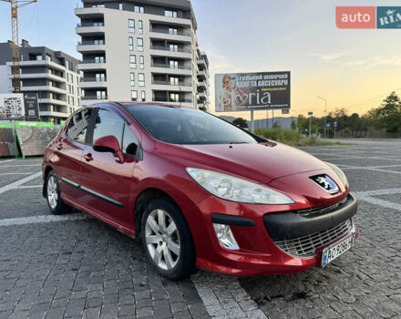 Красный Пежо 308, объемом двигателя 1.6 л и пробегом 201 тыс. км за 4999 $, фото 1 на Automoto.ua