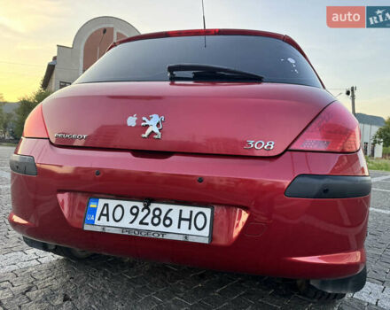 Красный Пежо 308, объемом двигателя 1.6 л и пробегом 201 тыс. км за 4999 $, фото 6 на Automoto.ua