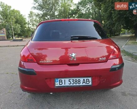 Красный Пежо 308, объемом двигателя 1.6 л и пробегом 99 тыс. км за 5900 $, фото 21 на Automoto.ua