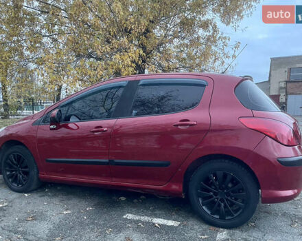 Красный Пежо 308, объемом двигателя 1.6 л и пробегом 194 тыс. км за 5700 $, фото 9 на Automoto.ua