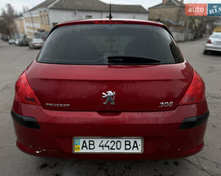 Червоний Пежо 308, об'ємом двигуна 1.6 л та пробігом 197 тис. км за 4000 $, фото 9 на Automoto.ua