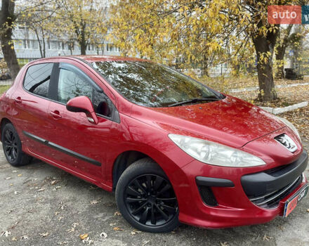 Красный Пежо 308, объемом двигателя 1.6 л и пробегом 194 тыс. км за 5700 $, фото 8 на Automoto.ua