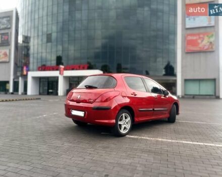 Красный Пежо 308, объемом двигателя 1.69 л и пробегом 185 тыс. км за 6200 $, фото 1 на Automoto.ua