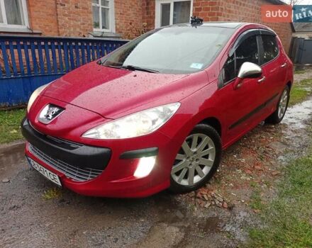 Красный Пежо 308, объемом двигателя 1.6 л и пробегом 216 тыс. км за 5999 $, фото 1 на Automoto.ua