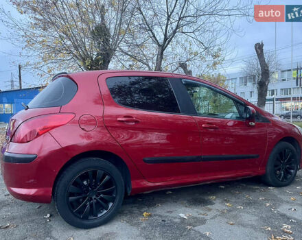 Красный Пежо 308, объемом двигателя 1.6 л и пробегом 194 тыс. км за 5700 $, фото 15 на Automoto.ua