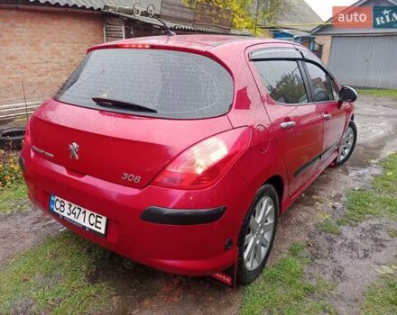 Красный Пежо 308, объемом двигателя 1.6 л и пробегом 216 тыс. км за 5999 $, фото 4 на Automoto.ua