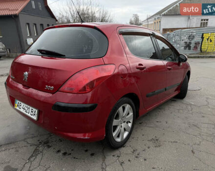 Червоний Пежо 308, об'ємом двигуна 1.6 л та пробігом 197 тис. км за 4000 $, фото 7 на Automoto.ua