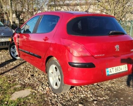 Красный Пежо 308, объемом двигателя 1.6 л и пробегом 200 тыс. км за 4300 $, фото 5 на Automoto.ua