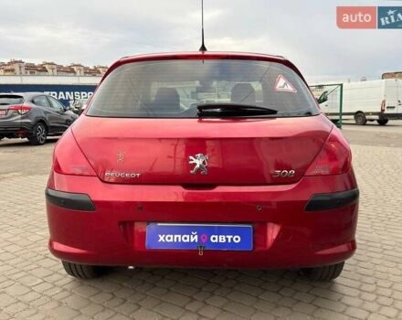 Красный Пежо 308, объемом двигателя 1.6 л и пробегом 192 тыс. км за 6800 $, фото 6 на Automoto.ua