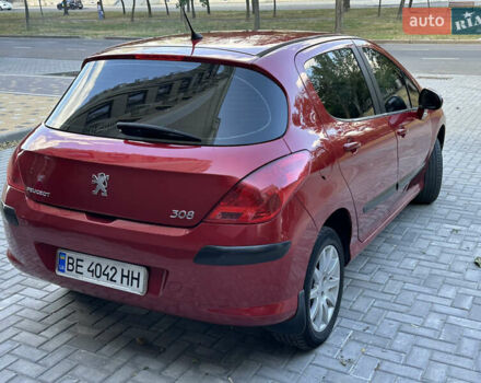 Красный Пежо 308, объемом двигателя 1.6 л и пробегом 248 тыс. км за 6800 $, фото 12 на Automoto.ua