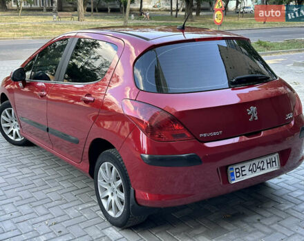 Красный Пежо 308, объемом двигателя 1.6 л и пробегом 248 тыс. км за 6800 $, фото 2 на Automoto.ua