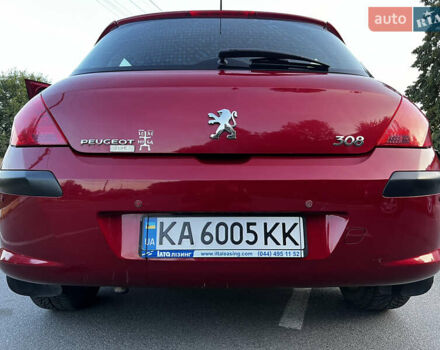Красный Пежо 308, объемом двигателя 1.6 л и пробегом 159 тыс. км за 5500 $, фото 21 на Automoto.ua