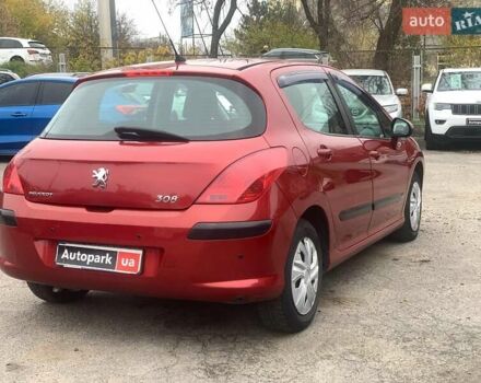 Красный Пежо 308, объемом двигателя 1.6 л и пробегом 204 тыс. км за 5440 $, фото 4 на Automoto.ua