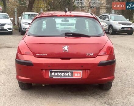 Красный Пежо 308, объемом двигателя 1.6 л и пробегом 204 тыс. км за 5440 $, фото 6 на Automoto.ua